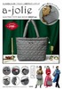 a|jolie QUILTING TOTE BAG BOOK GRAY verD