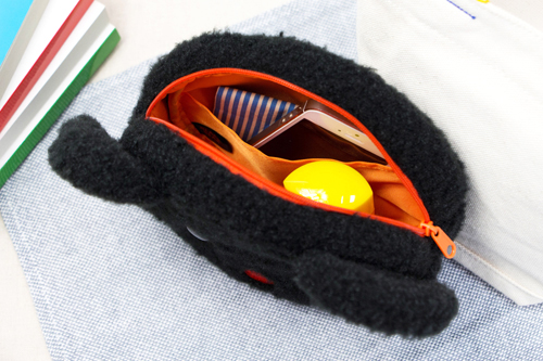ブラックベア フェイスポーチの商品画像4