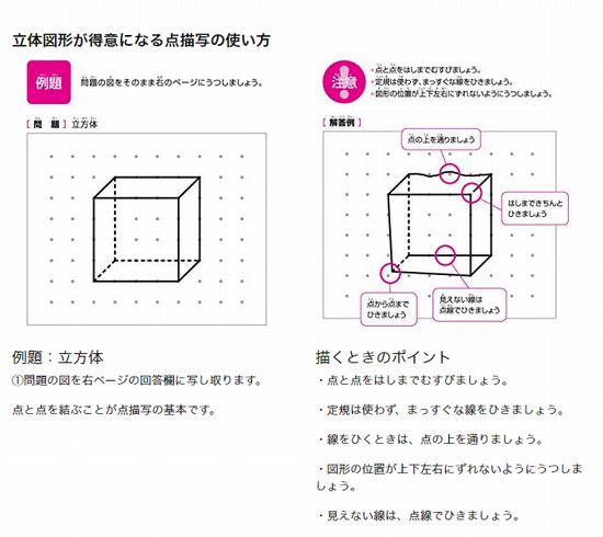 天才ドリル 立体図形が得意になる点描写 小学校全学年用 算数 絵本ナビ 認知工学 みんなの声 通販