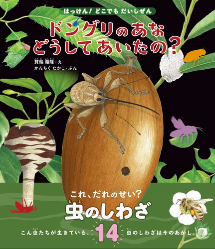 ドングリのあな どうしてあいたの これ だれのせい 虫のしわざ14 絵本ナビ かんちく たかこ 箕輪 義隆 奥山 清市 みんなの声 通販
