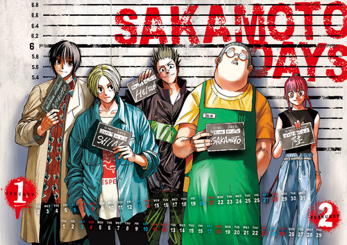 2024年9月4日】SAKAMOTO DAYS コミックカレンダー 2025