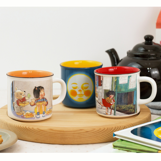 送料無料 絵本ナビ限定 ロングセラー絵本マグカップ3個セットc ギフトラッピング込 絵本ナビ