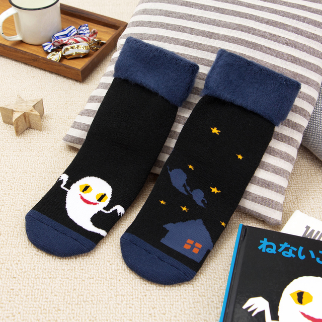 レディース 絵本ナビ限定 ねないこだれだ おばけ もこもこソックス 絵本ナビ