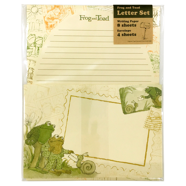 がまくんとかえるくん レターセット | 絵本ナビ ｜ グッズ・通販