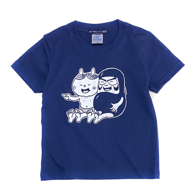 100）SPACE×かこさとし だるまちゃんとかみなりちゃんTシャツ