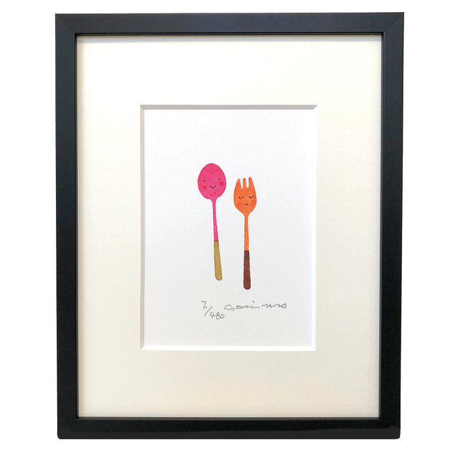 【直筆サイン入】五味太郎　ふねがゆく　版画 CATEGORY 新作版画 | 五味太郎 アネックス ショップ ※STORES