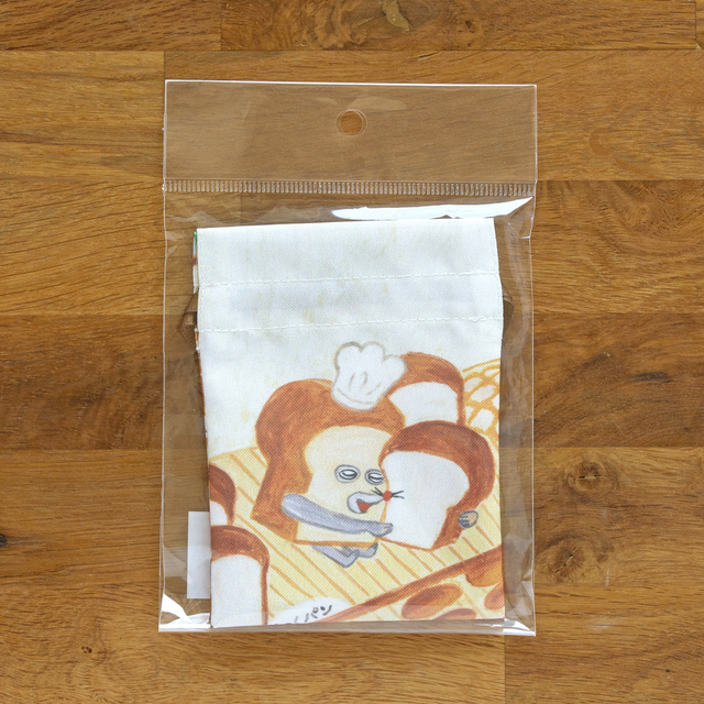 パンどろぼう 豆巾着 すりすり | 絵本ナビ ｜ グッズ・通販