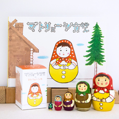 送料無料）かこさとし マトリョーシカちゃんセット（ギフト