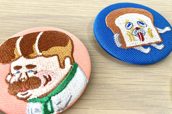 パンどろぼう 刺繍 缶バッジ 6種 新品 未使用 パンどろぼう 刺繍缶バッジ 全12種コンプリートセット 絵本 大人