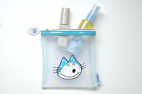 11ぴきのねこ メッシュポーチS にこにこ | 絵本ナビ ｜ グッズ・通販
