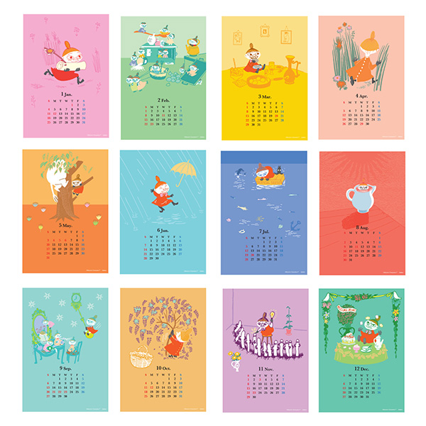 2026 ムーミン BOOK缶カレンダー（リトルミイ） | 絵本ナビ