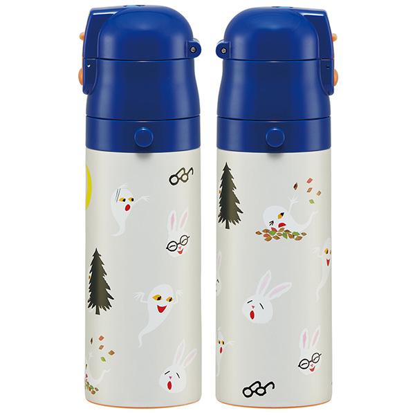 めがねうさぎ 超軽量ダイレクトステンレスボトル 470ml | 絵本