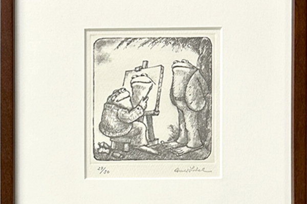 エッチング版画 アーノルド・ローベル 「ふたりはきょうも」の商品画像5