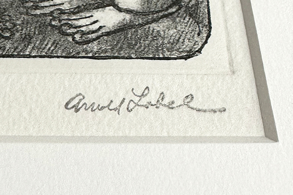 エッチング版画 アーノルド・ローベル 「ふたりはきょうも」の商品画像3