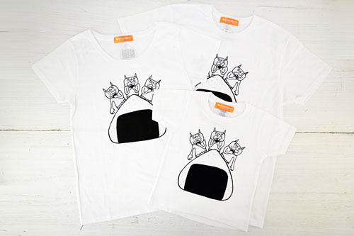 【絵本ナビ限定】オニじゃないよおにぎりだよ 100cmキッズTシャツ フロッキー商品画像
