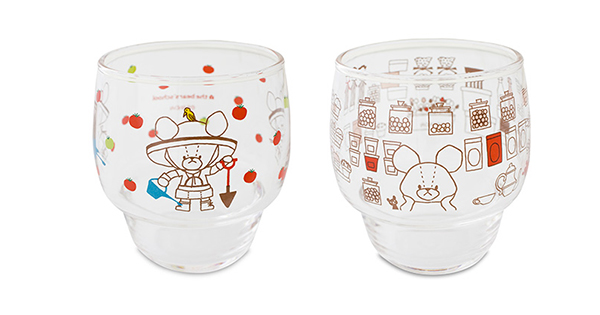 お友だちが遊びに来た時にもぴった り ♪「くまのがっこう グラス」が新登場!